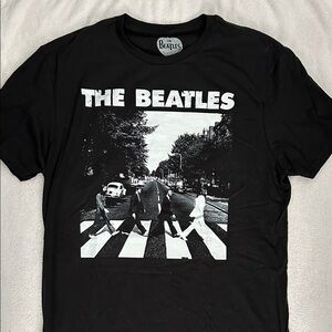 Unisex Abbey Road, Black Graphic T-Shirt